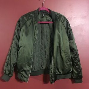 XXI Forest Green Bomber jacket
